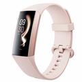C80 1.1" AMOLED Screen Body Temperature Smart Bracelet with Heart Rate, Blood Pressure, Blood Oxygen Monitoring - Gold / Pink