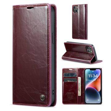 Funda Caseme Serie 003 para iPhone 14 - Estilo Cartera - Rojo