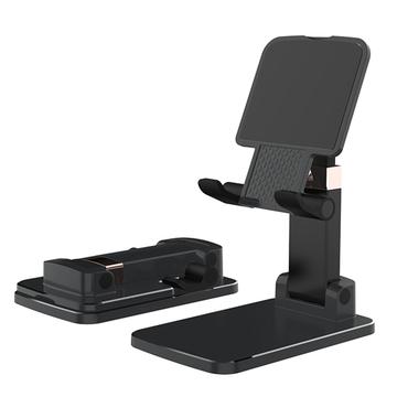 CCT14 Soporte para teléfono plegable de elevación Soporte para teléfono ajustable multiángulo portátil para iPhone, Samsung, Huawei