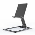 CCT16 Soporte para teléfono de escritorio Soporte para tabletas de aleación de aluminio plegable portátil Soporte de carga de 1,5 kg Cojinete