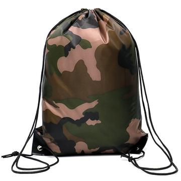 Mochila con cordón de camuflaje / Bolsa de deporte