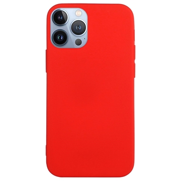Funda de TPU Candy Color para iPhone 14 Pro - Rojo