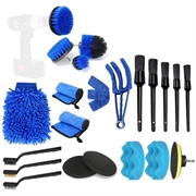 Car Cleaning Tool Set for Interior and Exterior - 22 Pcs.