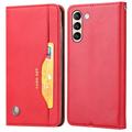 Funda Serie Card Set para Samsung Galaxy S24+ - Estilo Cartera - Rojo