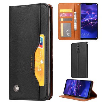 Funda Estilo Cartera para Huawei Mate 20 Lite - Serie Card Set - Negro