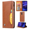 Funda Estilo Cartera para Huawei Mate 20 Lite - Serie Card Set - Marrón