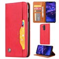 Funda Estilo Cartera para Huawei Mate 20 Lite - Serie Card Set - Rojo