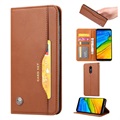 Funda Estilo Cartera para OnePlus 6T - Serie Card Set - Marrón