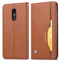 Funda Estilo Cartera para OnePlus 6T - Serie Card Set - Marrón