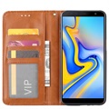 Funda Estilo Cartera para Samsung Galaxy J6+ - Serie Card Set - Marrón