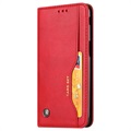 Funda Estilo Cartera para Samsung Galaxy J6+ - Serie Card Set - Rojo