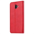 Funda Estilo Cartera para Samsung Galaxy J6+ - Serie Card Set - Rojo