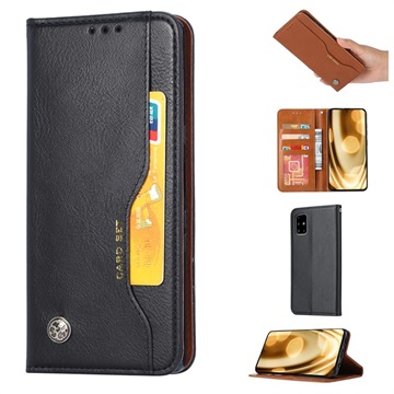 Funda Estilo Cartera Para OnePlus 7T - Serie Card Set - Negro