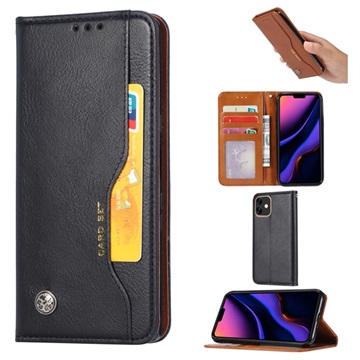 Funda Estilo Cartera para iPhone 11 - Serie Card Set - Negro