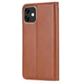Funda Estilo Cartera para iPhone 11 - Serie Card Set - Marrón