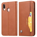 Card Set Series Huawei P30 Lite Wallet Case - Brown