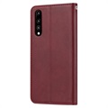 Card Set Series Huawei P30 Wallet Case - Wine Red
