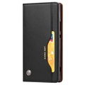 Funda Estilo Cartera Para OnePlus 7T - Serie Card Set - Negro