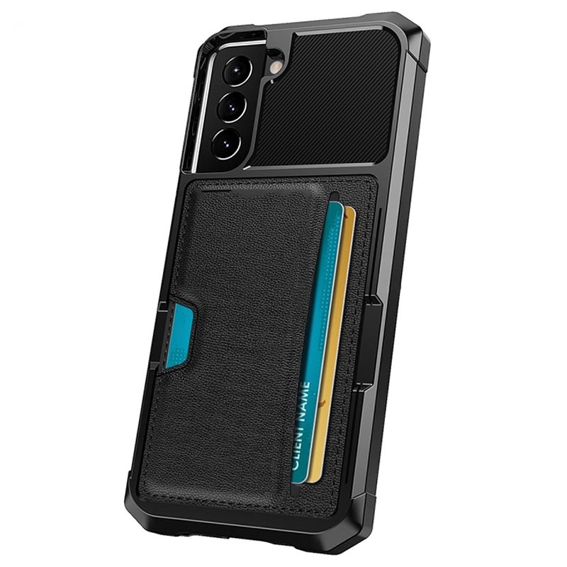 Funda Híbrida con Ranura para Tarjeta para Samsung Galaxy S21 5G