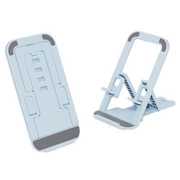 Soporte para teléfono plegable estilo tarjeta - Azul