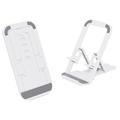 Soporte para teléfono plegable estilo tarjeta - Blanco