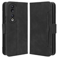 Funda Estilo Cartera Cardholder Serie para Honor 90 - Negro