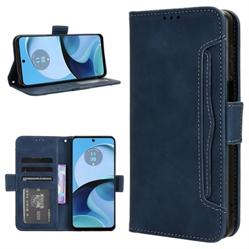 Funda Estilo Cartera Cardholder Serie para Motorola Moto G14 - Azul