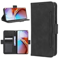 Funda Cardholder Serie para Motorola Edge 40 Pro/Edge+ (2023) - Estilo Cartera - Negro