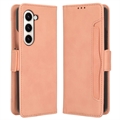 Funda Estilo Cartera Cardholder Serie para Samsung Galaxy Z Fold5 - Rosa