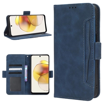 Funda Cardholder Serie para Motorola Moto G73 - Estilo Cartera - Azul