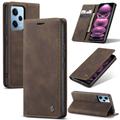 Funda Caseme Serie 013 para Xiaomi Redmi Note 12 Pro - Estilo Cartera - Café