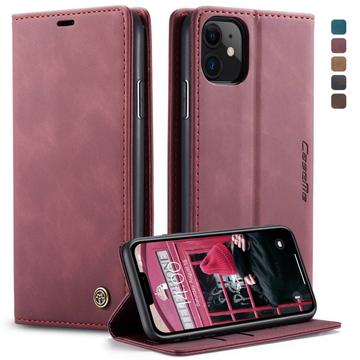 Funda Caseme Serie 013 para iPhone 11 - Estilo Cartera - Vino Tinto