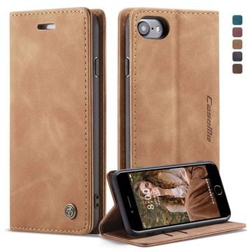 Funda Caseme Serie 013 para iPhone 7/8/SE (2020)/SE (2022) - Estilo Cartera - Caqui