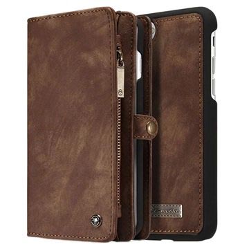 Funda Caseme 2-en-1 para iPhone 7 Plus / iPhone 8 Plus - Estilo Cartera - Marrón