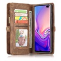 Funda Caseme 2-en-1 para Samsung Galaxy S10 - Estilo Cartera - Marrón