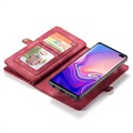 Funda Caseme 2-en-1 para Samsung Galaxy S10 - Estilo Cartera - Rojo