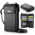 Caseme ME50 Bolsa Crossbody Universal con Protección RFID - 4"-7.3" - Negra