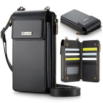 Caseme ME50 Bolsa Crossbody Universal con Protección RFID - 4"-7.3" - Negra