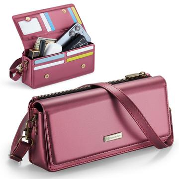 Caseme Me30 3-en-1 Crossbody Bolsa para teléfono - 4"-7.5" - Rojo