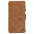 Funda Multifuncional Caseme para iPhone 6 / 6S - Estilo Cartera - Marrón