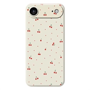 Funda de TPU iPhone 17 Air con estampado de cerezas - Beige
