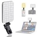 Clip-On LED Luz para selfies para móvil y portátil, por ejemplo, iPhone, MacBook