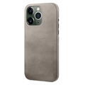 Funda de Plástico Revestido para iPhone 14 Pro Max - Gris