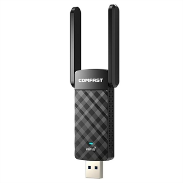 Comfast CF-952AX V2 Adaptador USB WiFi 6 Doble Banda - 1800Mbps - Negro