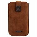Funda Universal Commander Milano para Smartphone - XXL 5.7 - Nubuck Marrón