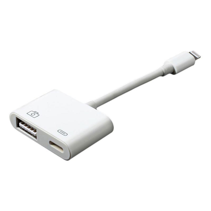 Adaptador de conector Lightning a USB 3.0 para cámaras compatible