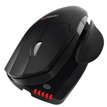 Ratón inalámbrico para juegos Contour Unimouse - Negro