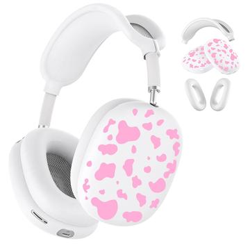 Set protector 3 en 1 con estampado de vaca para AirPods Max