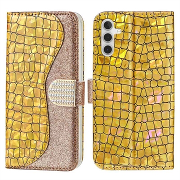 Funda Croco Bling para Samsung Galaxy A34 5G - Estilo Cartera