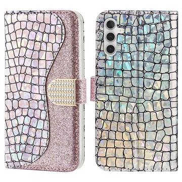 Funda Croco Bling para Samsung Galaxy A34 5G - Estilo Cartera